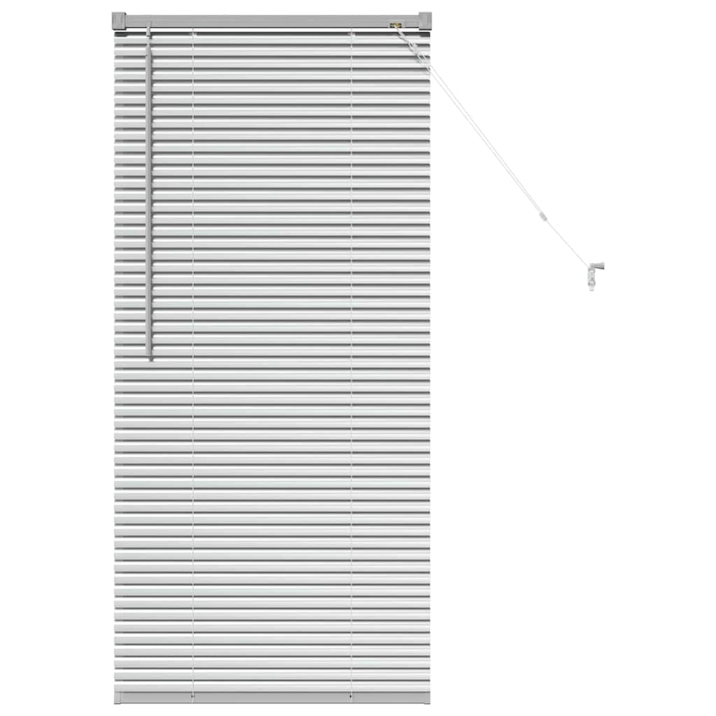Tenda Veneziana Argento 130 x 65 cm 25 mm Alluminio