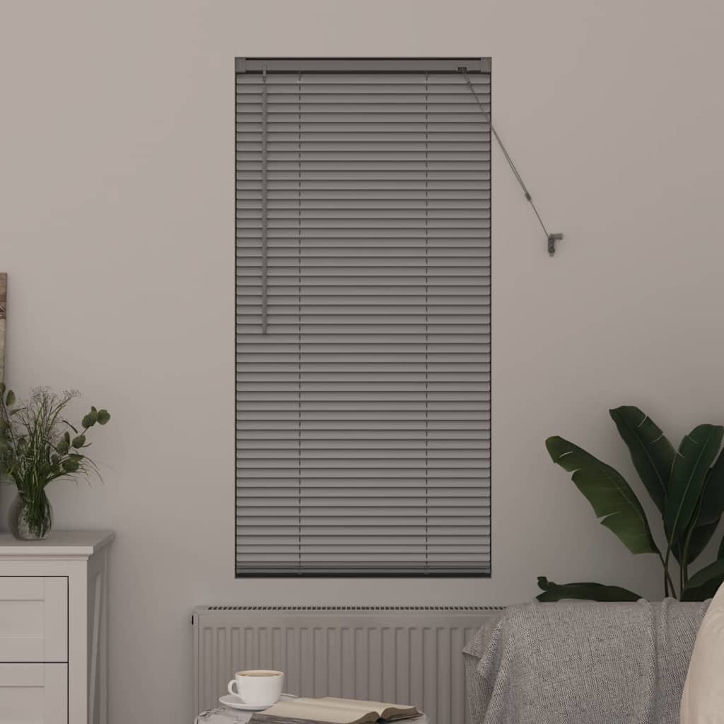 Tenda Veneziana Argento 130 x 65 cm 25 mm Alluminio