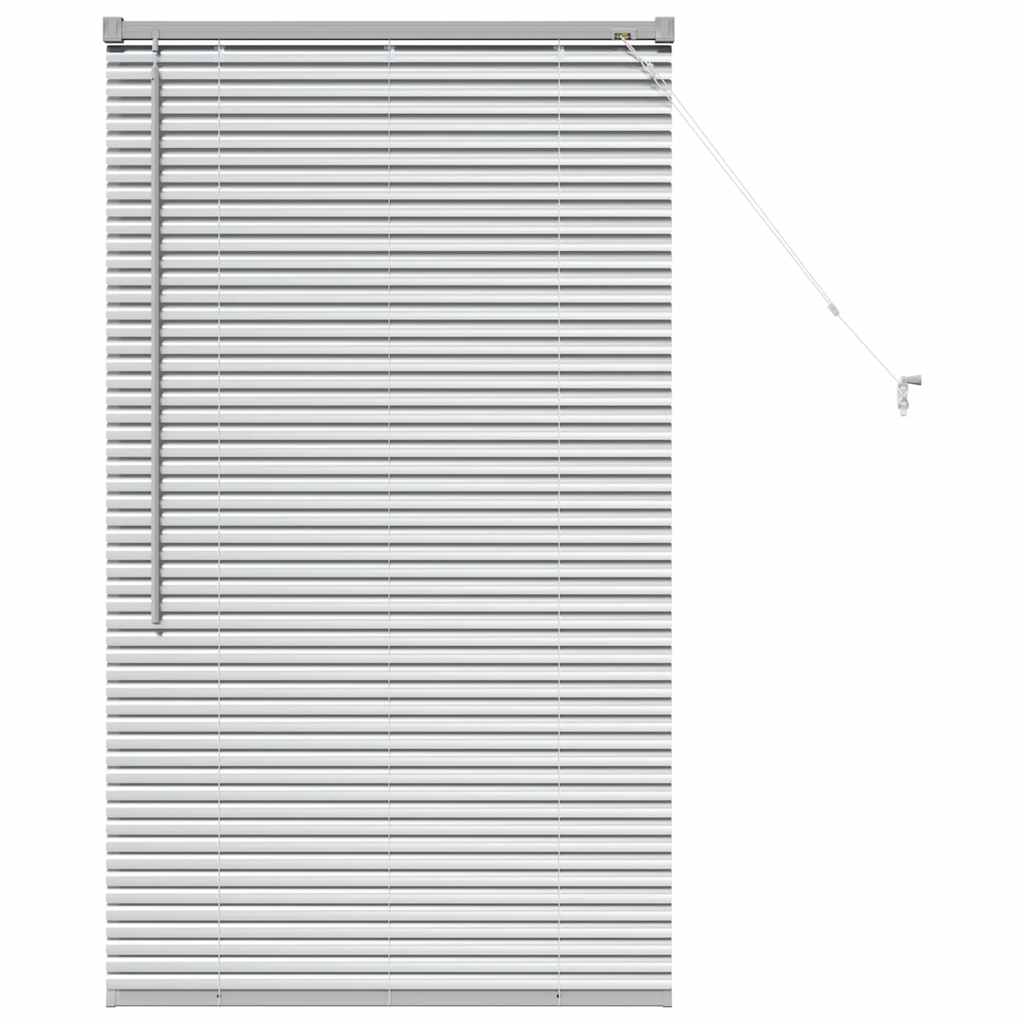 Tenda Veneziana Argento 130 x 80 cm 25 mm Alluminio