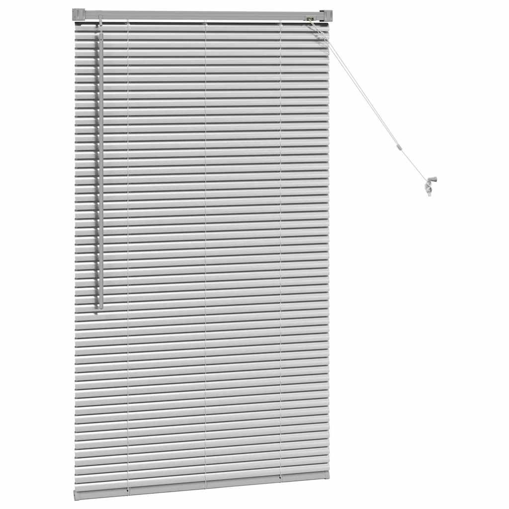 Tenda Veneziana Argento 130 x 80 cm 25 mm Alluminio