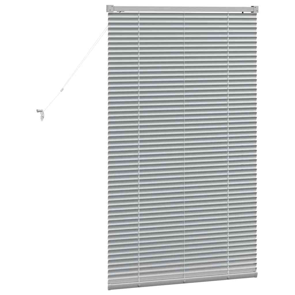 Tenda Veneziana Argento 130 x 80 cm 25 mm Alluminio