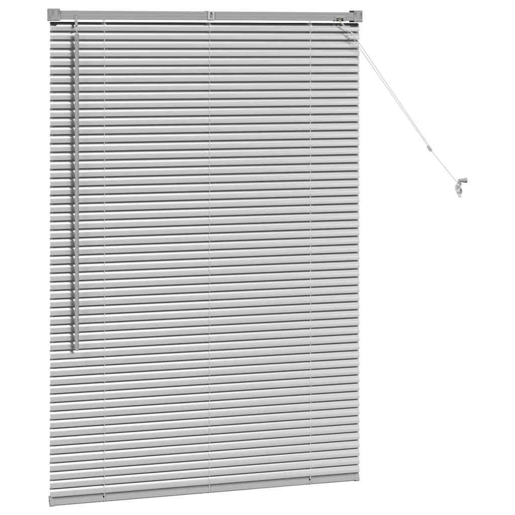 Tenda Veneziana Argento 130 x 85 cm 25 mm Alluminio