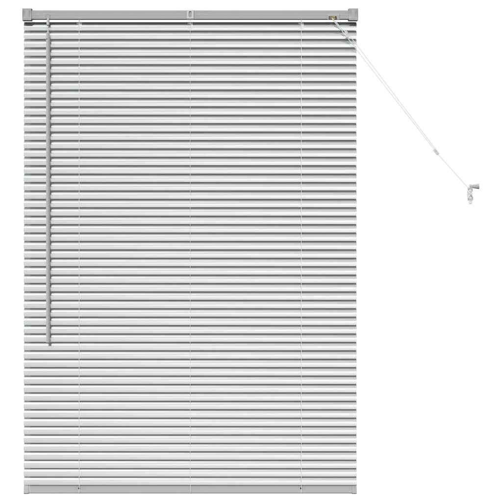 Tenda Veneziana Argento 130 x 90 cm 25 mm Alluminio