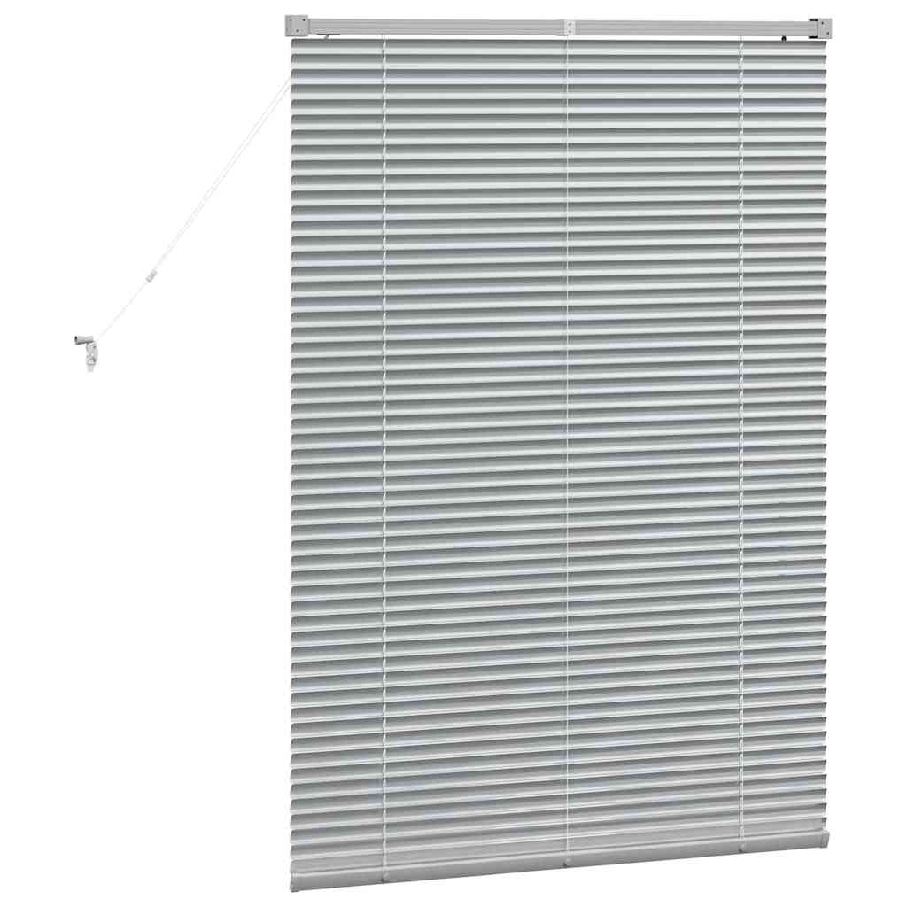 Tenda Veneziana Argento 130 x 95 cm 25 mm Alluminio