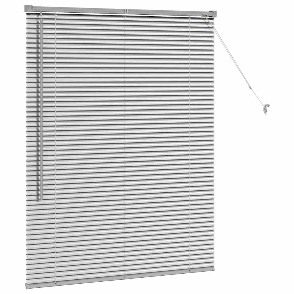 Tenda Veneziana Argento 130 x 100 cm 25 mm Alluminio