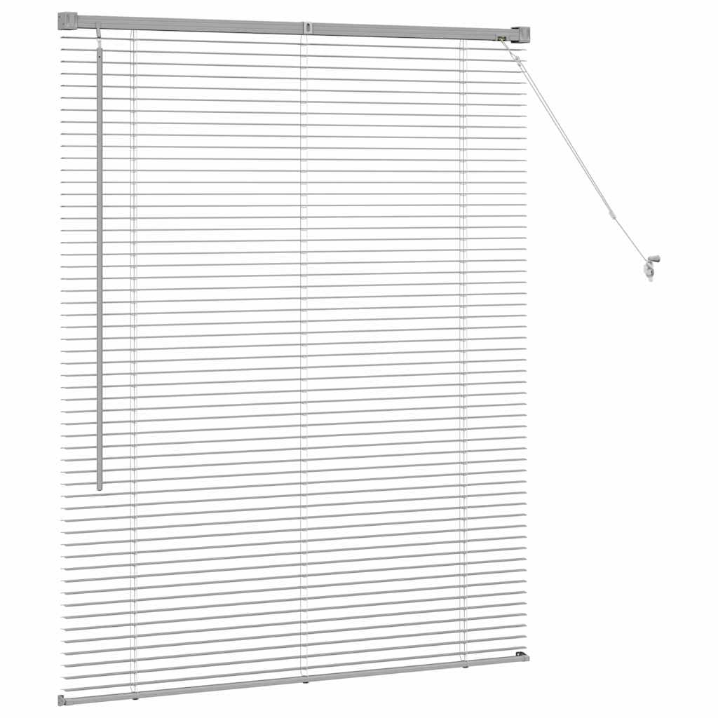 Tenda Veneziana Argento 130 x 105 cm 25 mm Alluminio