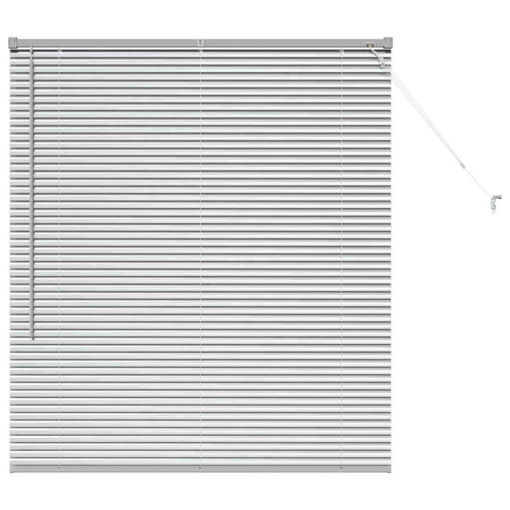 Tenda Veneziana Argento 130 x 110 cm 25 mm Alluminio