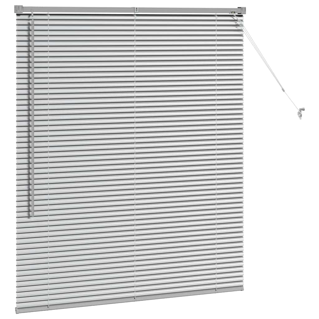 Tenda Veneziana Argento 130 x 110 cm 25 mm Alluminio