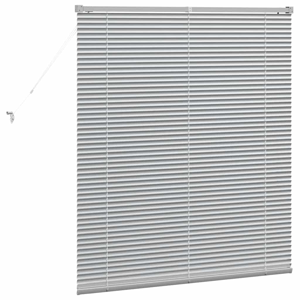 Tenda Veneziana Argento 130 x 115 cm 25 mm Alluminio
