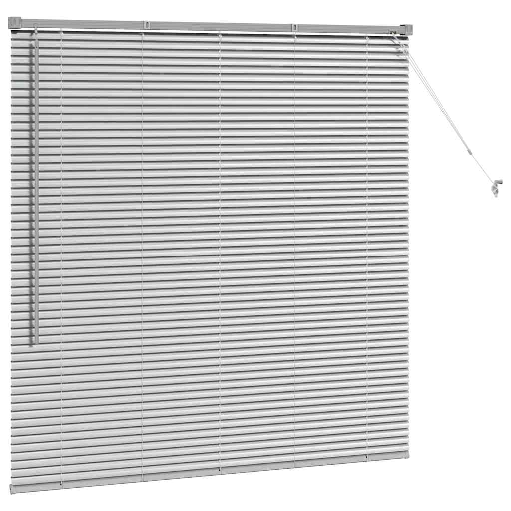 Tenda Veneziana Argento 130 x 130 cm 25 mm Alluminio
