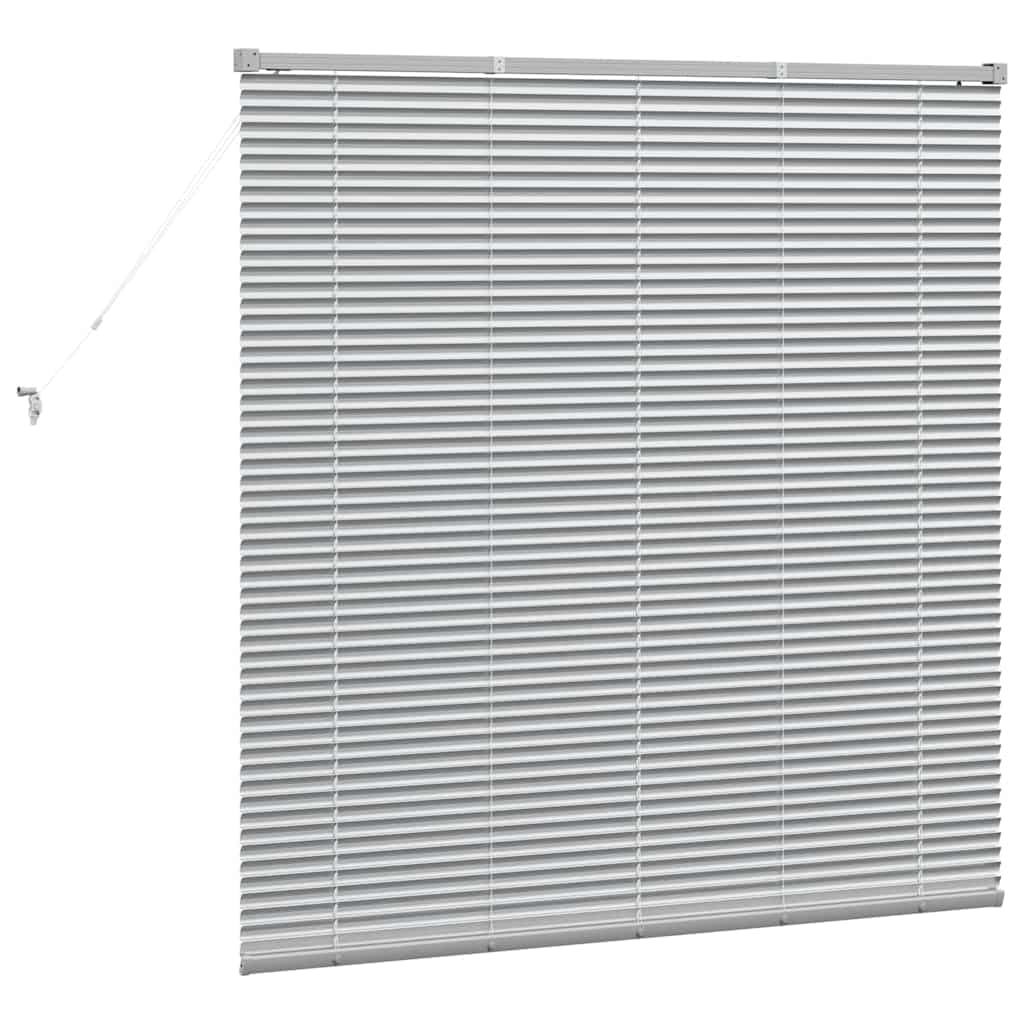 Tenda Veneziana Argento 130 x 130 cm 25 mm Alluminio
