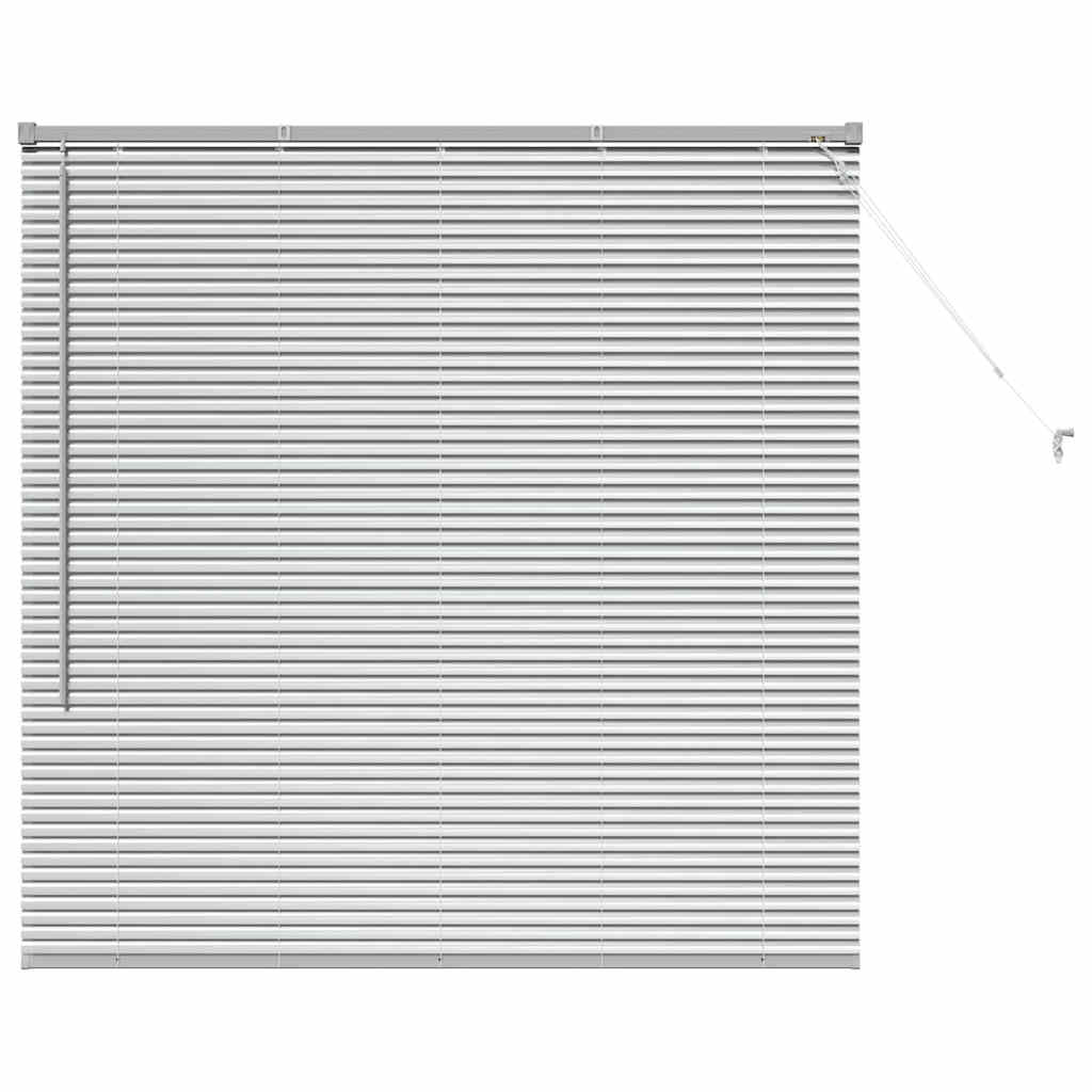 Tenda Veneziana Argento 130 x 135 cm 25 mm Alluminio
