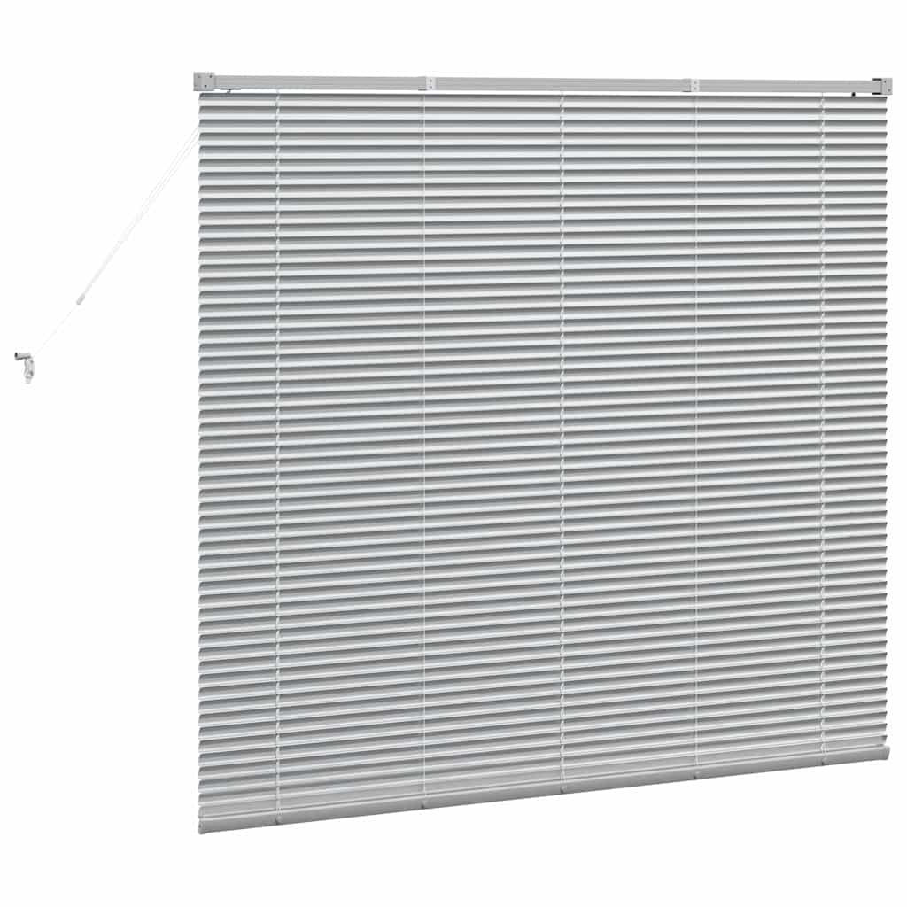 Tenda Veneziana Argento 130 x 140 cm 25 mm Alluminio