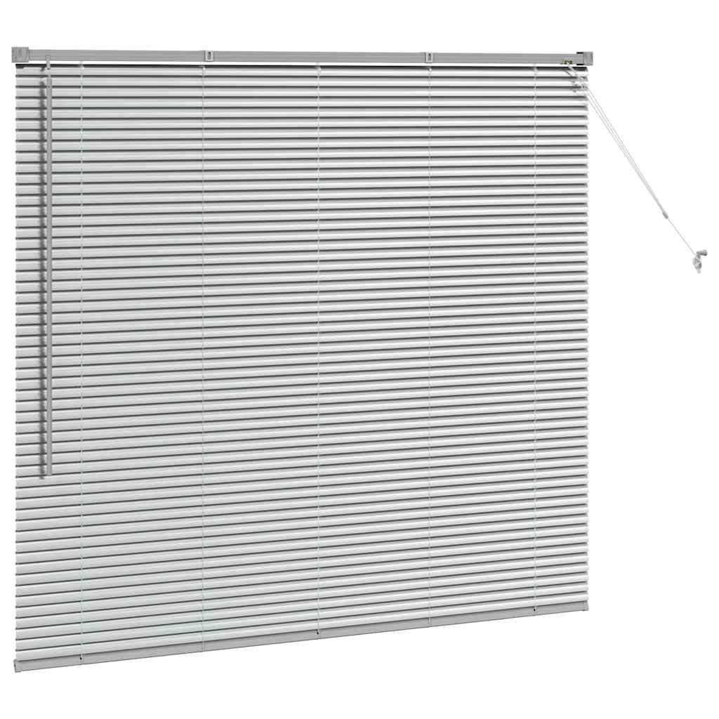 Tenda Veneziana Argento 130 x 145 cm 25 mm Alluminio