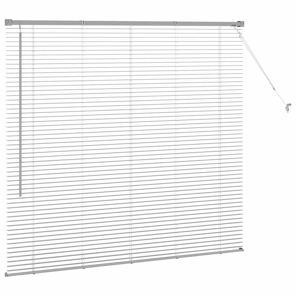 Tenda Veneziana Argento 130 x 150 cm 25 mm Alluminio