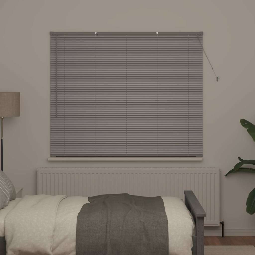 Tenda Veneziana Argento 130 x 155 cm 25 mm Alluminio