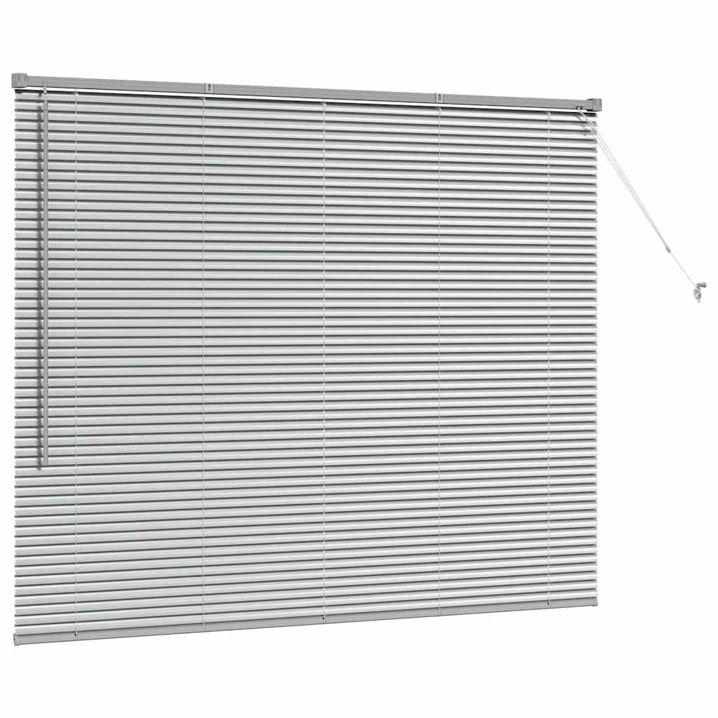 Tenda Veneziana Argento 130 x 155 cm 25 mm Alluminio