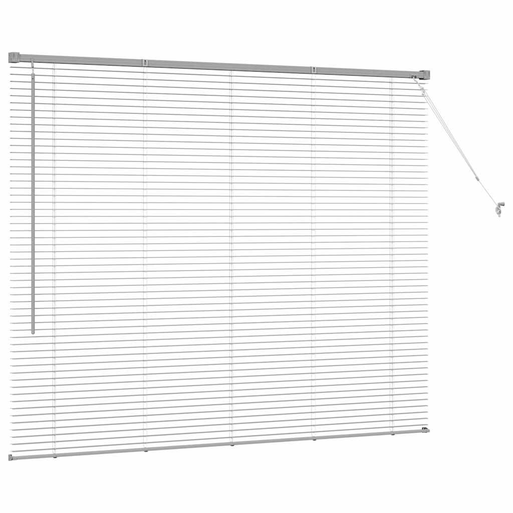 Tenda Veneziana Argento 130 x 160 cm 25 mm Alluminio