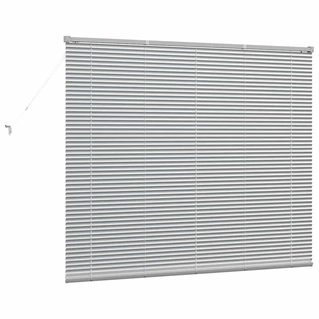 Tenda Veneziana Argento 130 x 160 cm 25 mm Alluminio