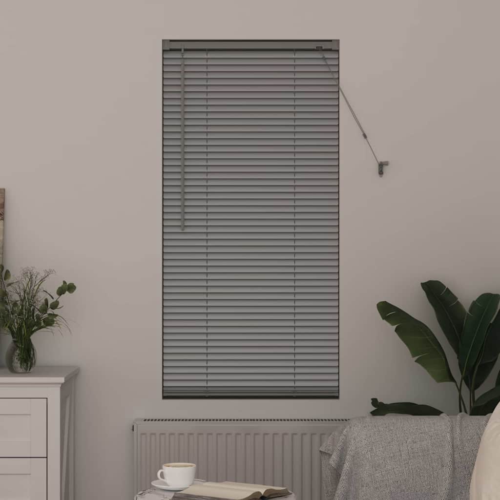 Tenda Veneziana Argento 175 x 55 cm 25 mm Alluminio