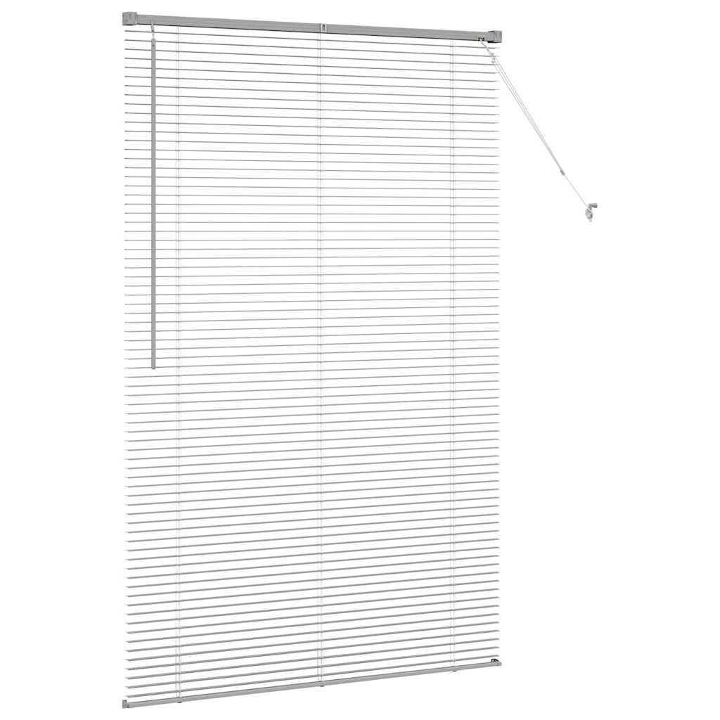 Tenda Veneziana Argento 175 x 110 cm 25 mm Alluminio