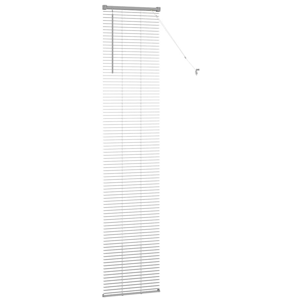 Tenda Veneziana Argento 220 x 40 cm 25 mm Alluminio