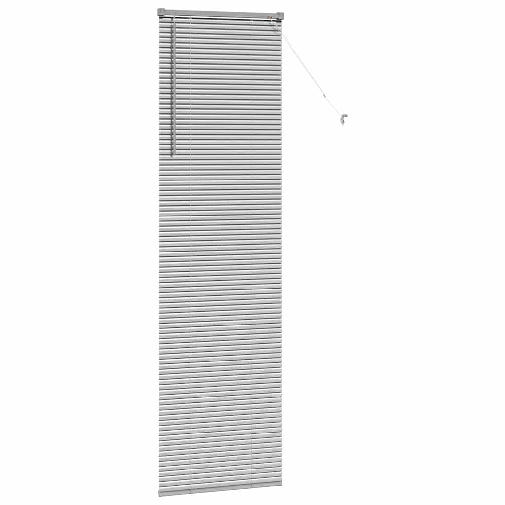 Tenda Veneziana Argento 220 x 60 cm 25 mm Alluminio