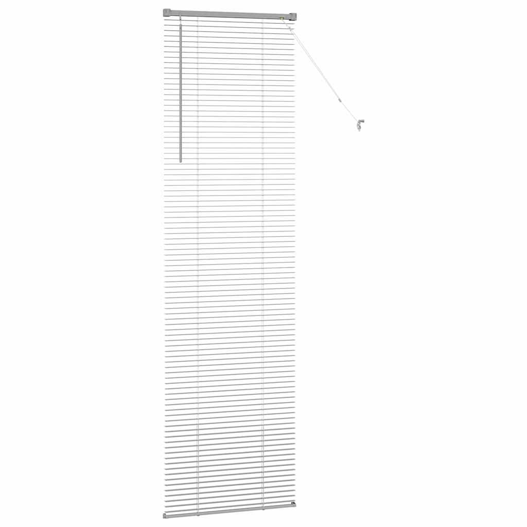 Tenda Veneziana Argento 220 x 65 cm 25 mm Alluminio