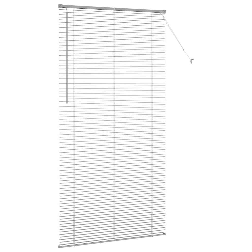 Tenda Veneziana Argento 220 x 115 cm 25 mm Alluminio