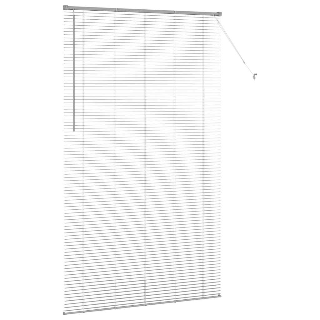 Tenda Veneziana Argento 220 x 130 cm 25 mm Alluminio