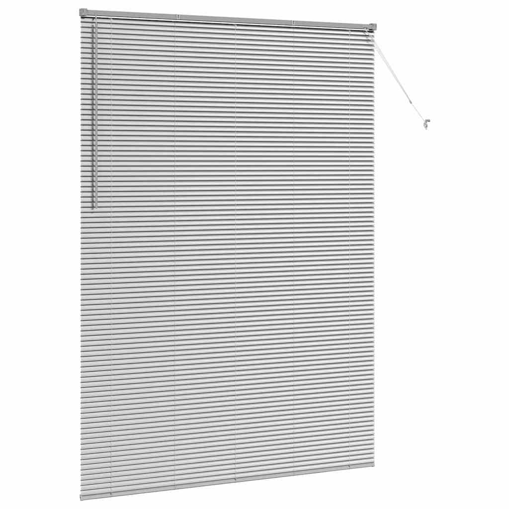 Tenda Veneziana Argento 220 x 160 cm 25 mm Alluminio