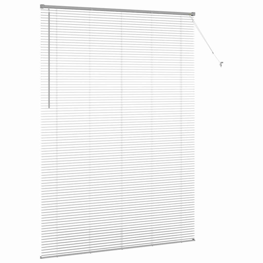 Tenda Veneziana Argento 220 x 160 cm 25 mm Alluminio