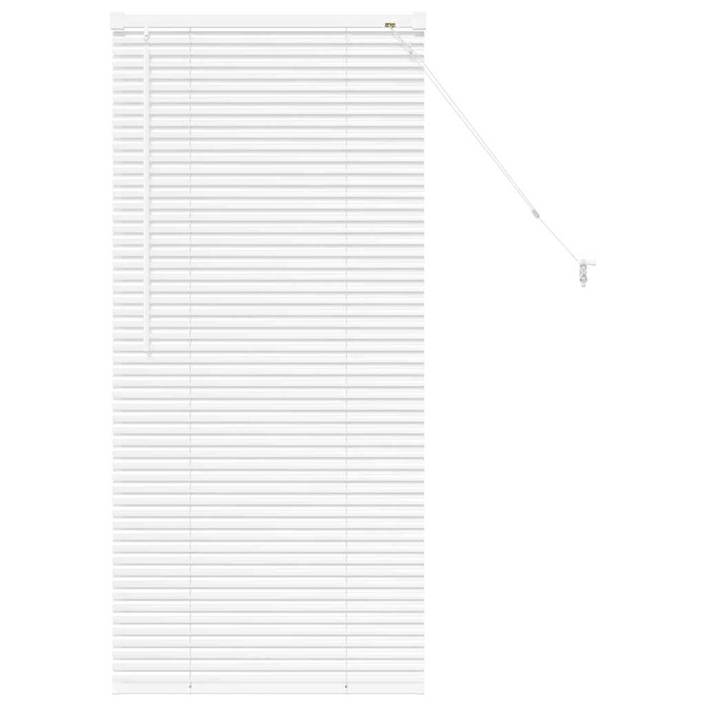 Tenda Veneziana Bianco 130 x 65 cm 25 mm Alluminio