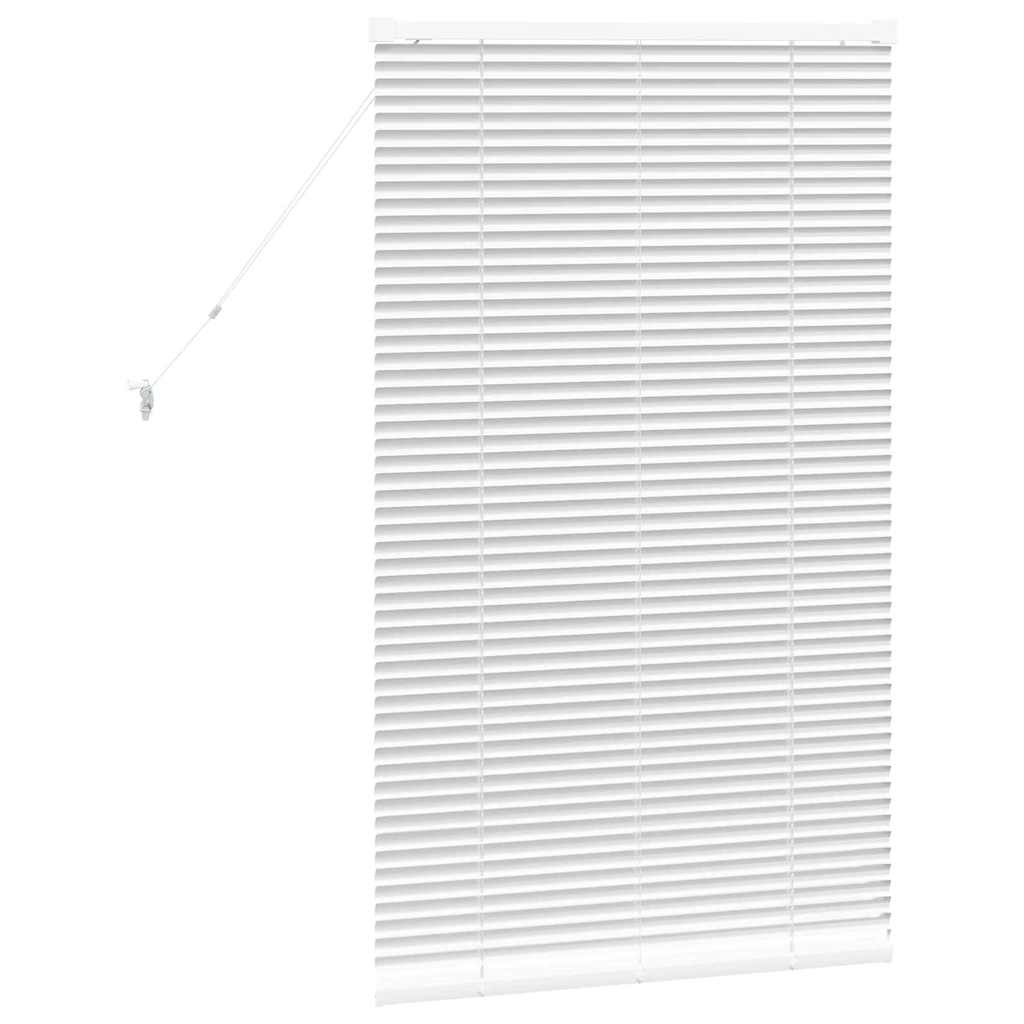Tenda Veneziana Bianco 130 x 70 cm 25 mm Alluminio