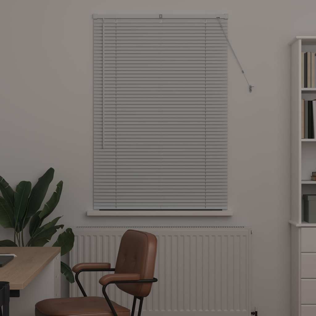 Tenda Veneziana Bianco 130 x 85 cm 25 mm Alluminio