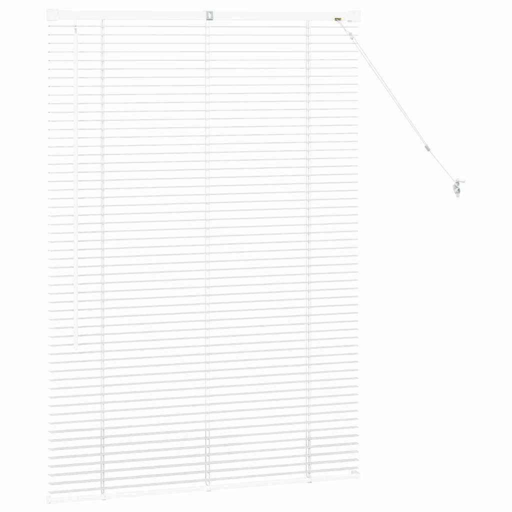 Tenda Veneziana Bianco 130 x 95 cm 25 mm Alluminio