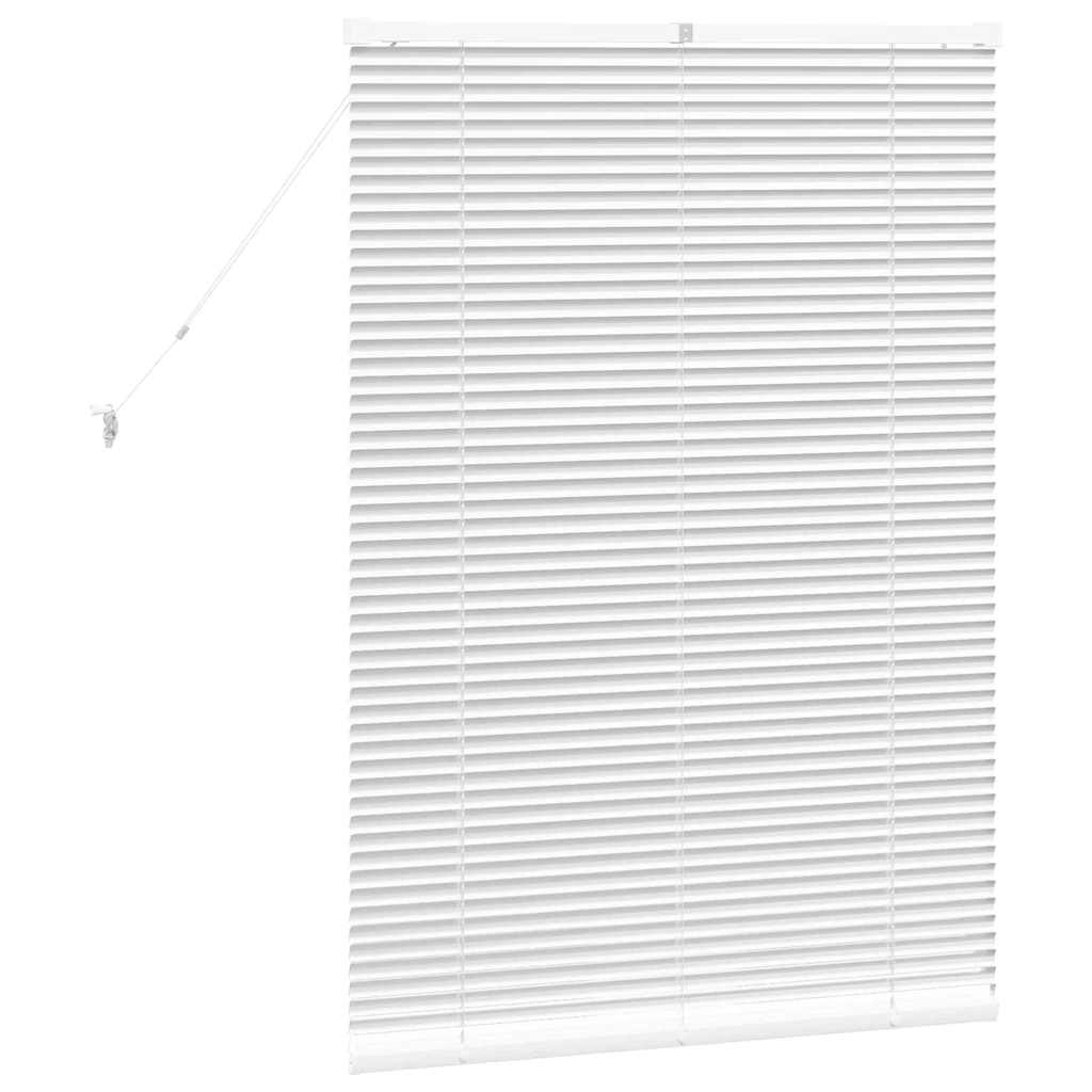 Tenda Veneziana Bianco 130 x 95 cm 25 mm Alluminio