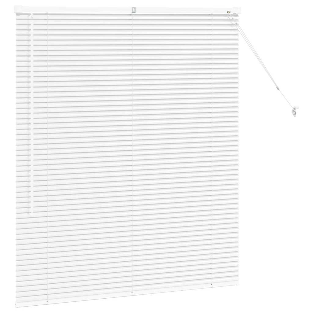 Tenda Veneziana Bianco 130 x 115 cm 25 mm Alluminio