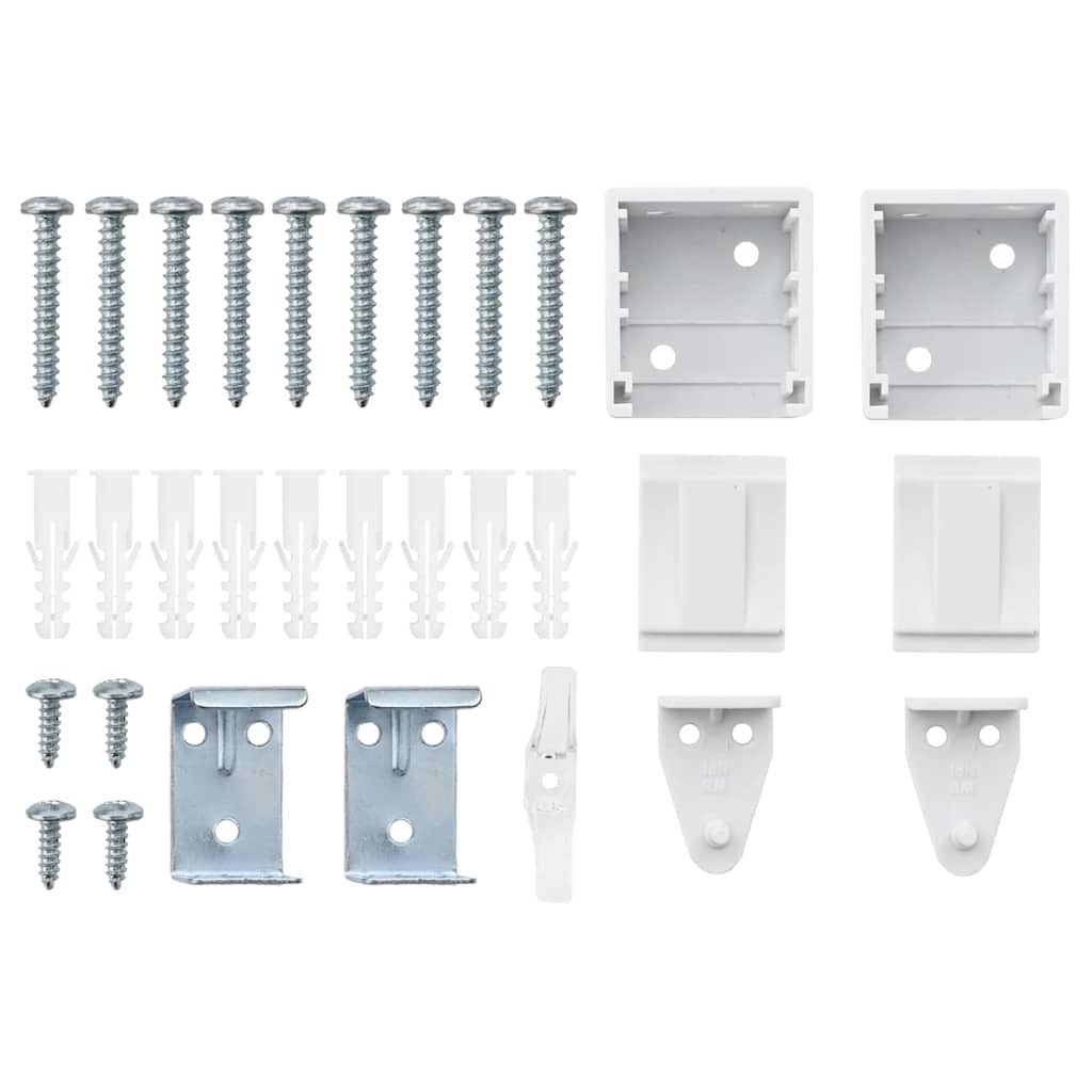 Tenda Veneziana Bianco 130 x 150 cm 25 mm Alluminio