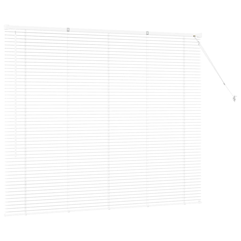 Tenda Veneziana Bianco 130 x 155 cm 25 mm Alluminio