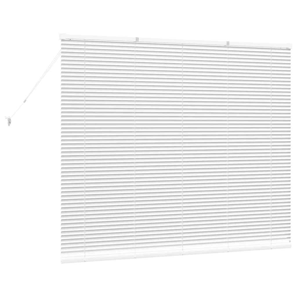 Tenda Veneziana Bianco 130 x 160 cm 25 mm Alluminio