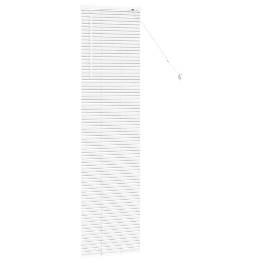 Tenda Veneziana Bianco 175 x 50 cm 25 mm Alluminio