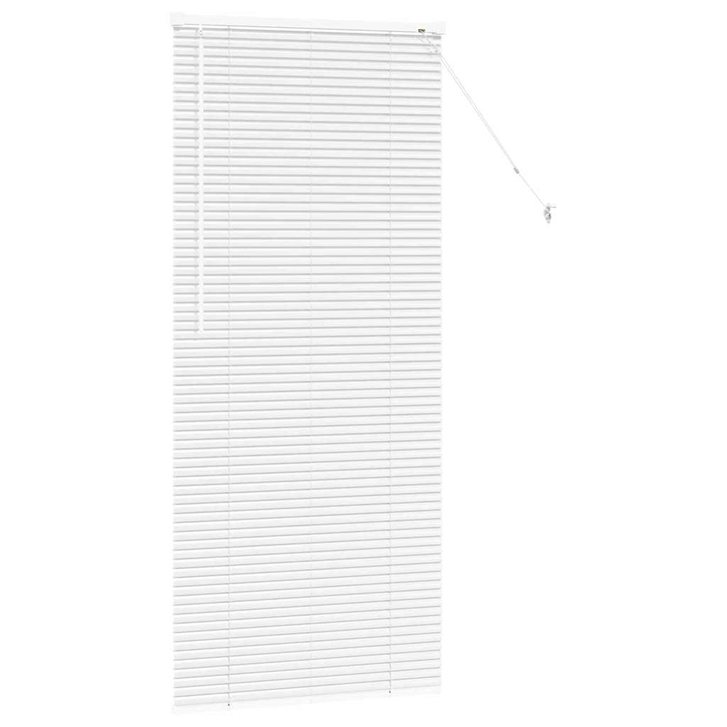 Tenda Veneziana Bianco 175 x 75 cm 25 mm Alluminio