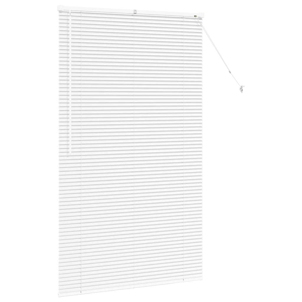 Tenda Veneziana Bianco 175 x 100 cm 25 mm Alluminio