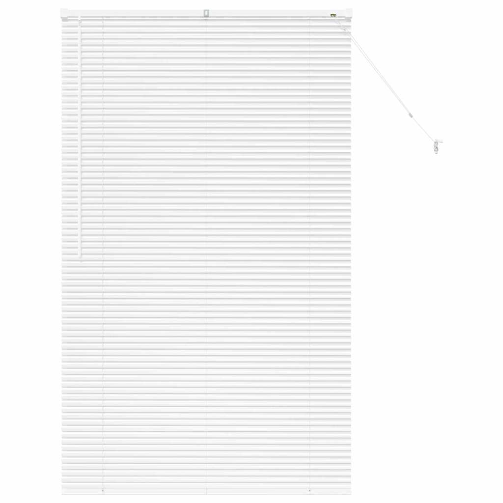 Tenda Veneziana Bianco 175 x 105 cm 25 mm Alluminio