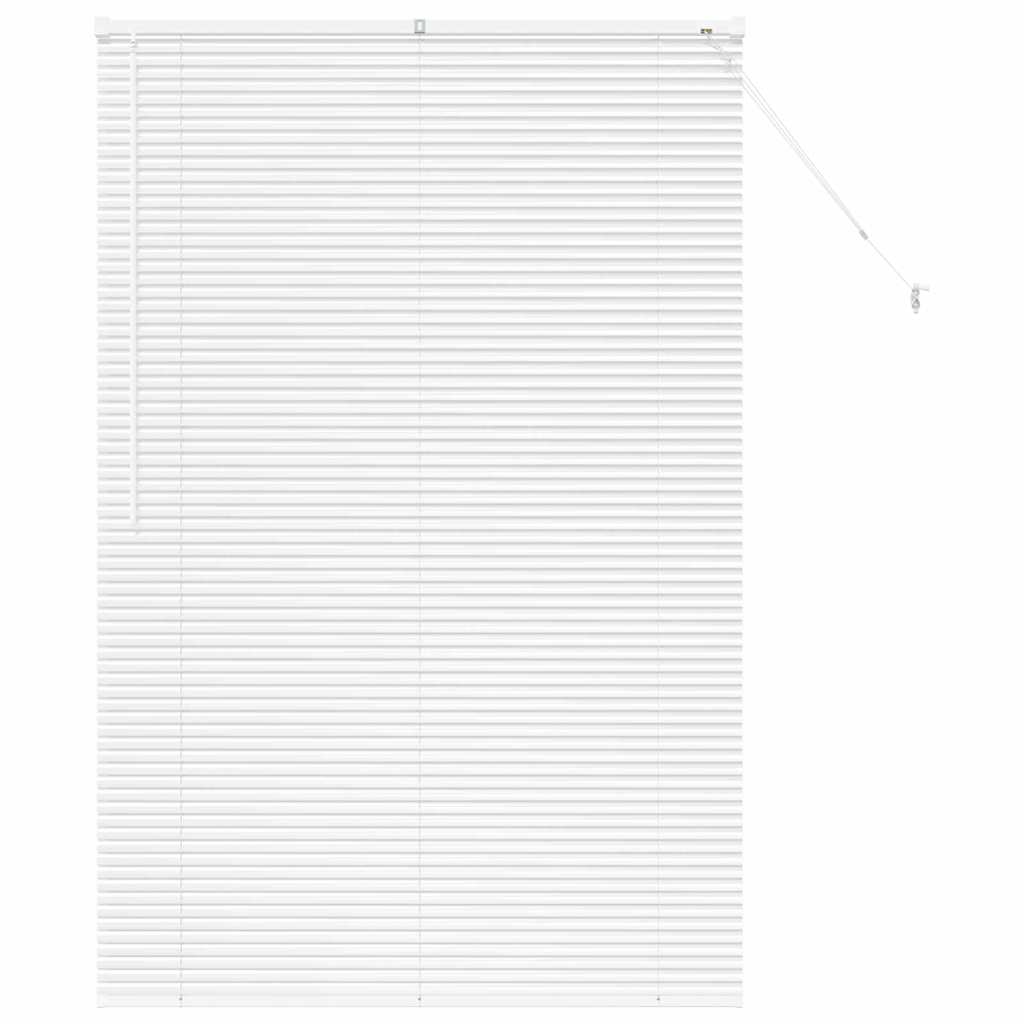Tenda Veneziana Bianco 175 x 115 cm 25 mm Alluminio