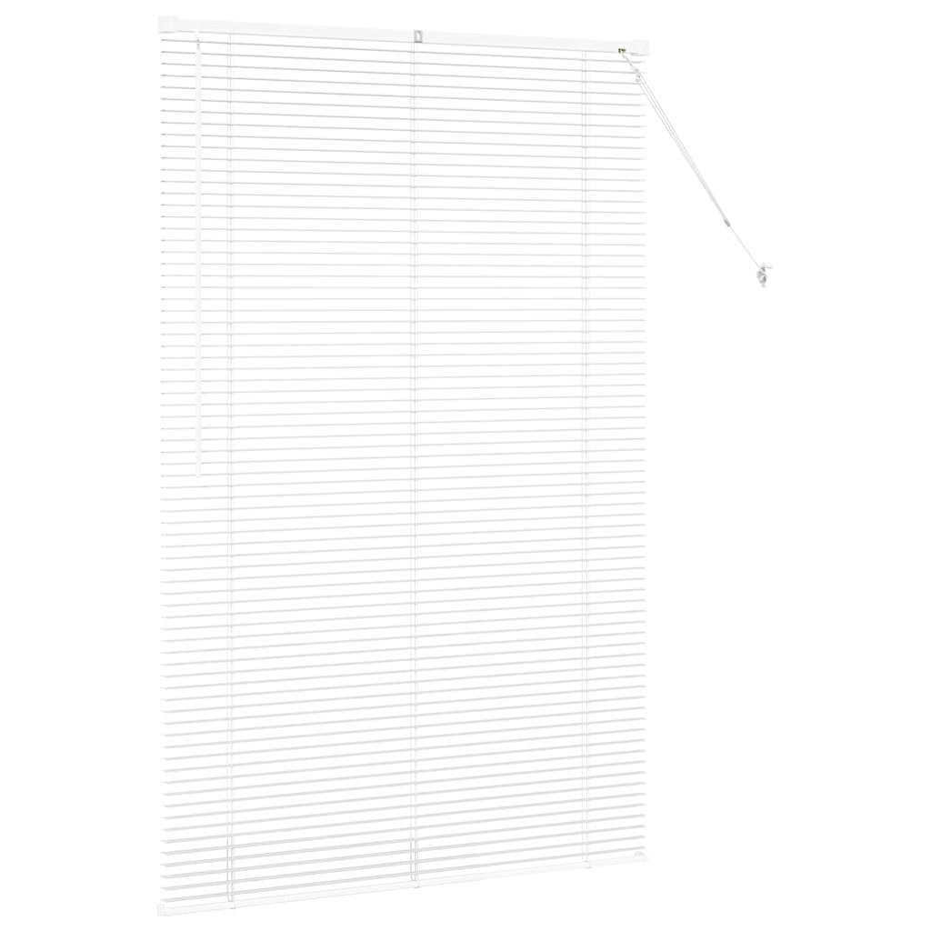 Tenda Veneziana Bianco 175 x 115 cm 25 mm Alluminio