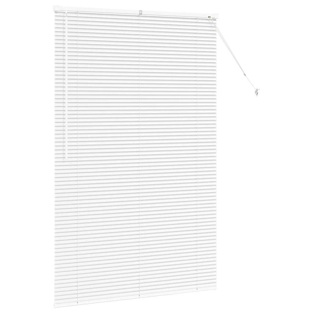 Tenda Veneziana Bianco 175 x 120 cm 25 mm Alluminio