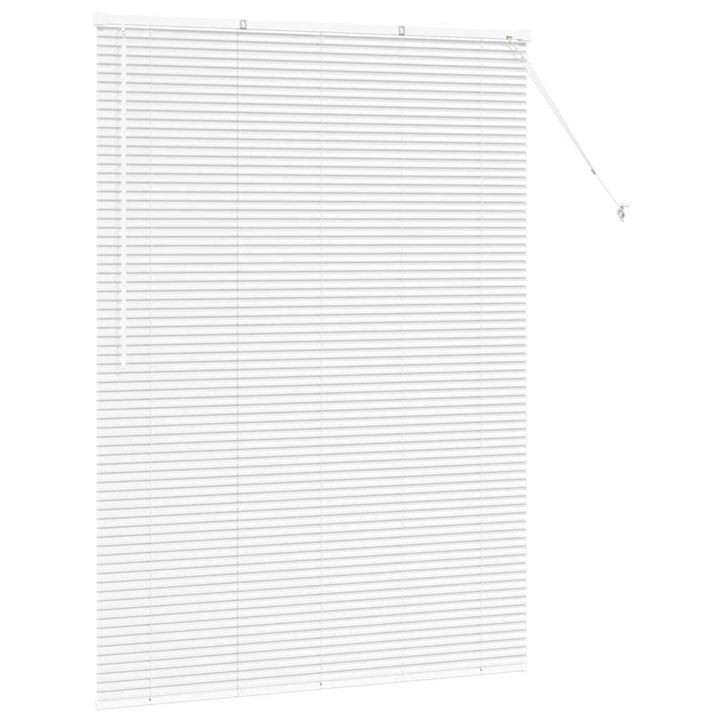 Tenda Veneziana Bianco 175 x 135 cm 25 mm Alluminio