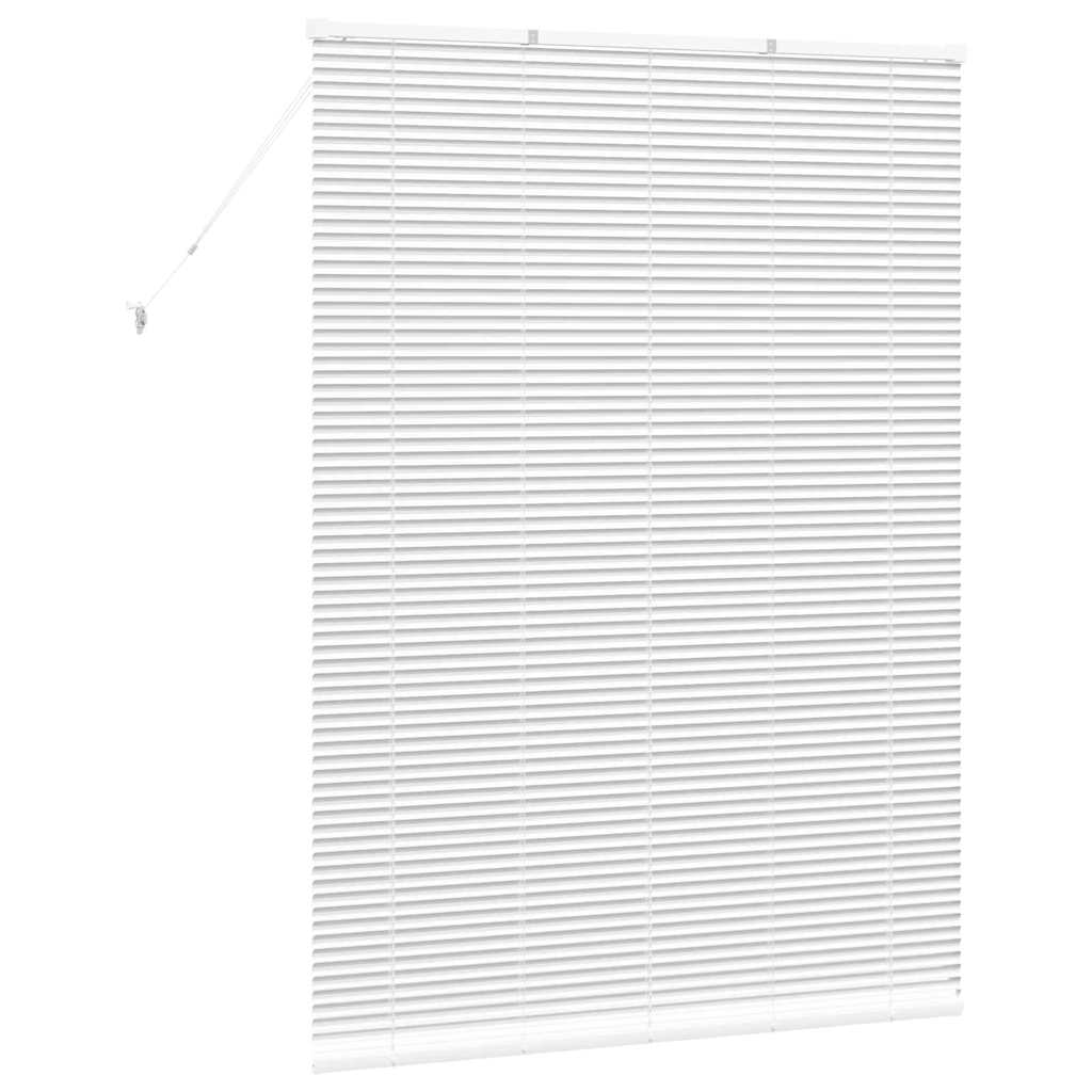 Tenda Veneziana Bianco 175 x 135 cm 25 mm Alluminio